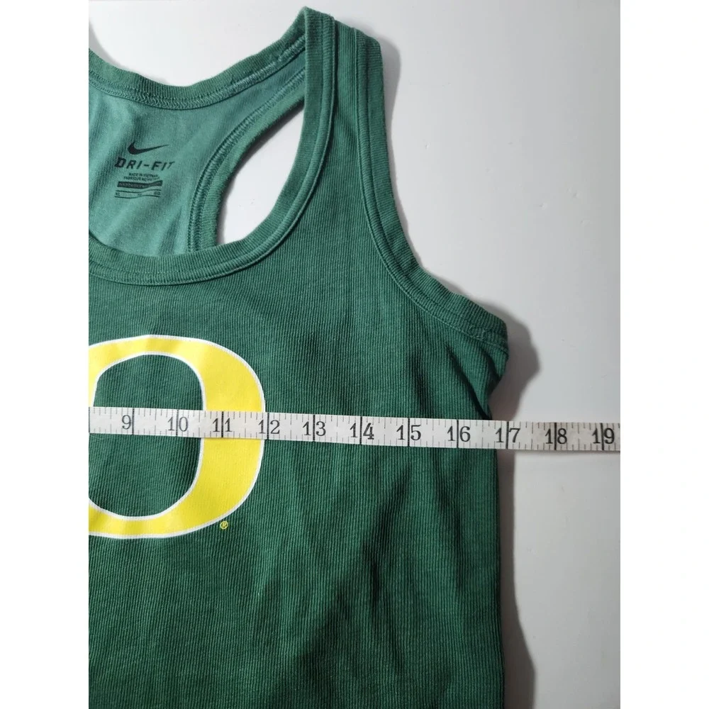 Nike Oregon Ducks Dri-FIT Tank Top Green XL 24786X-OD1 Racerback Ribbed NCAA